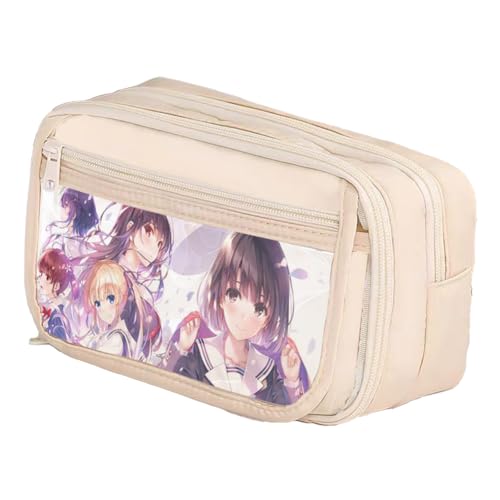 Youxy Anime Federmäppchen Teenager Kira Yoshikage/Joseph Joestar Pencil Case Print Tasche Große Schreibwaren Studenten Back to School für Jungen Mädchen von Youxy