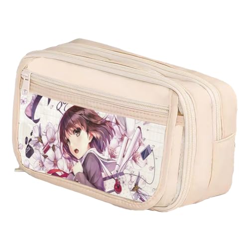 Youxy Anime Federmäppchen Teenager Kira Yoshikage/Joseph Joestar Pencil Case Print Tasche Große Schreibwaren Studenten Back to School für Jungen Mädchen von Youxy