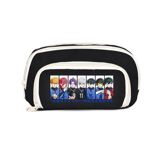 Youxy Anime Isagi Yoichi Federmäppchen Bachira Meguru/REO Mikage Stifttasche Cartoon Charakter Bleistiftbox Schulsachen für Jungen und Mädchen von Youxy