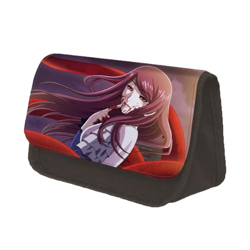 Youxy Anime Kaneki Ken Federmäppchen Kirishima Toka/Kamishiro Rize Stiftebox Große Kapazität Federmäppchen Cartoon Schreibwaren Tasche Schulbedarf für Mädchen Jungen, Typ 10, Federmäppchen von Youxy
