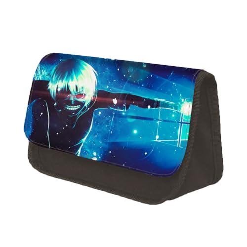 Youxy Anime Kaneki Ken Federmäppchen Kirishima Toka/Kamishiro Rize Stiftebox Große Kapazität Federmäppchen Cartoon Schreibwaren Tasche Schulbedarf für Mädchen Jungen, Typ 5, Federmäppchen von Youxy