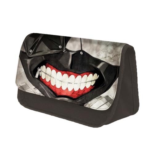 Youxy Anime Kaneki Ken Federmäppchen Kirishima Toka/Kamishiro Rize Stiftebox Große Kapazität Federmäppchen Cartoon Schreibwaren Tasche Schulbedarf für Mädchen Jungen, Typ 7, Federmäppchen von Youxy