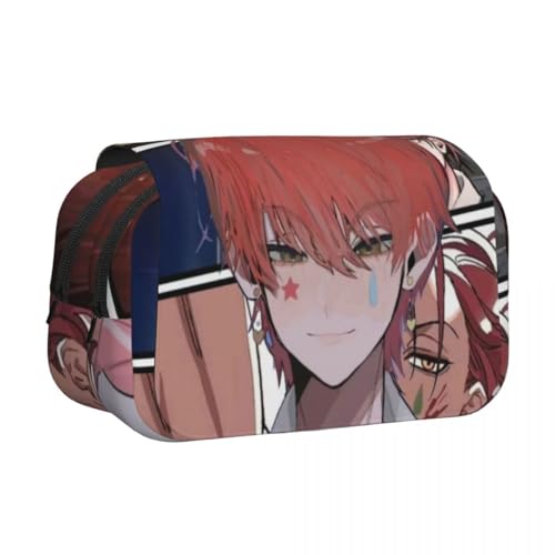 Youxy Killua Zaoldyeck Federmäppchen Anime Gon Freecss/Hisoka Stiftetasche Cartoon bedruckt große Kapazität Schreibwaren Schulbedarf, Typ 2, Federmäppchen von Youxy