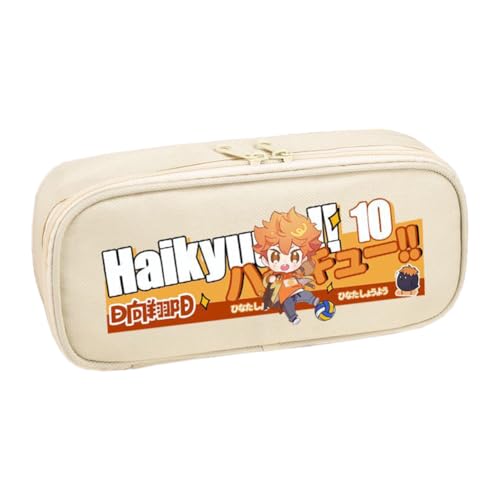 Youxy Shoyo Hinata Federmäppchen Anime Kageyama/Tetsurou/Kenma Bleistiftbox Cartoon Print Stifttasche Schulsachen für Teenager von Youxy