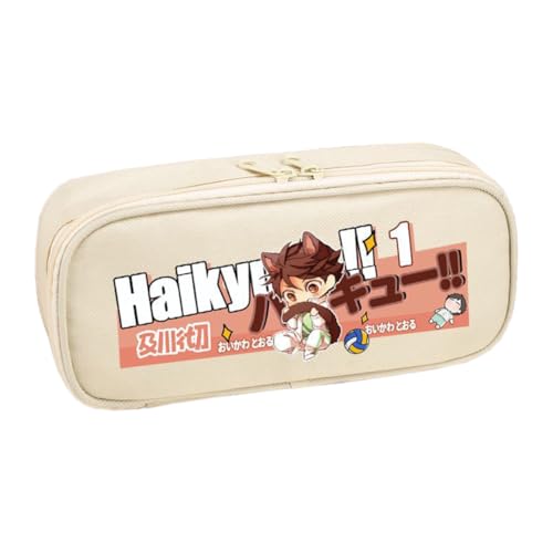 Youxy Shoyo Hinata Federmäppchen Anime Kageyama/Tetsurou/Kenma Bleistiftbox Cartoon Print Stifttasche Schulsachen für Teenager von Youxy