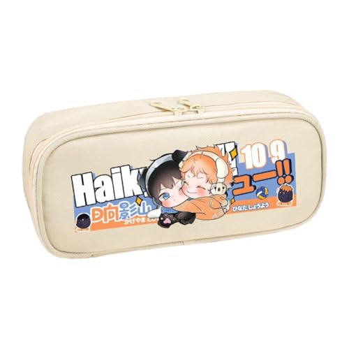 Youxy Shoyo Hinata Federmäppchen Anime Kageyama/Tetsurou/Kenma Bleistiftbox Cartoon Print Stifttasche Schulsachen für Teenager von Youxy