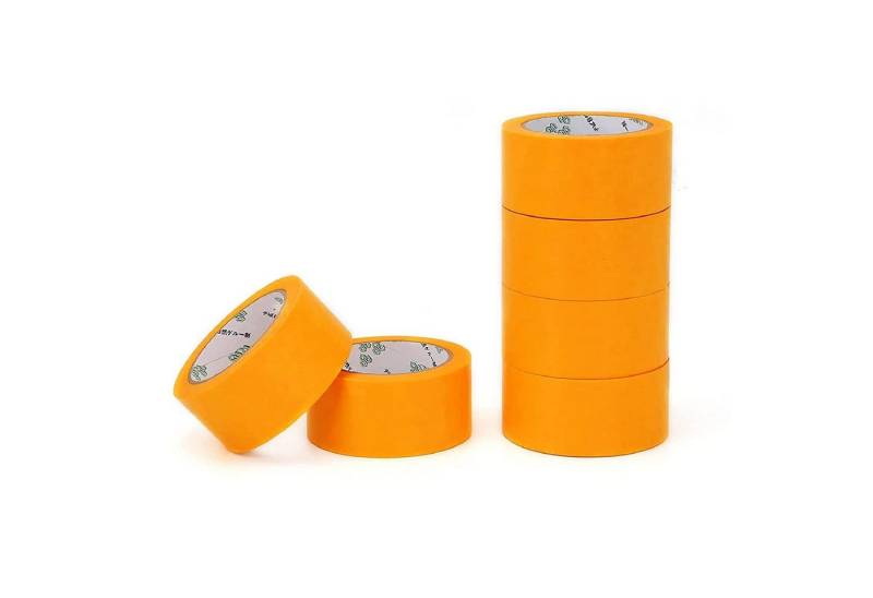 Youyijia Fixierpflaster 6 Rollen Goldband 50mm x 50m Klebeband Set Entfernbar von Youyijia