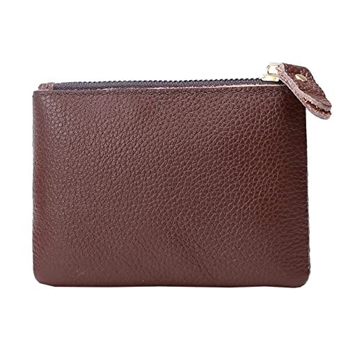 Hüfttaschen Damen Handytasche Tasche Karte Farbe Münze Neutral Reißverschluss Clutch Bag Paket Solide Mode Hüfttaschen Mondkupplung (Brown, 13X1X9.5CM) von Youyu77