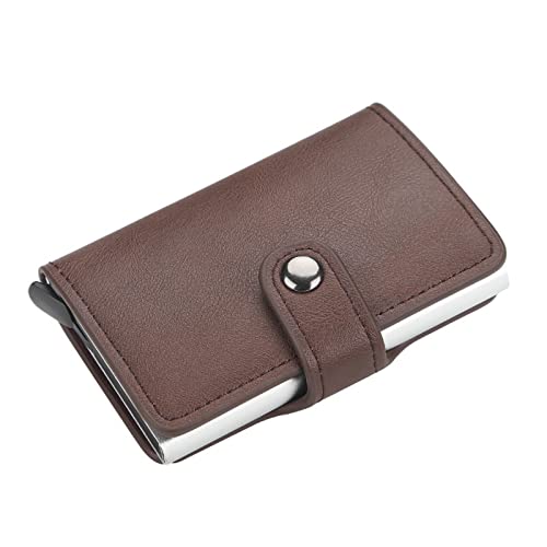 Youyu77 Brieftasche Damen Groß Billig Lässige Damen- und Herren-Party-Geldbörsen aus, Kurze Taschen, Geldbörsen, Clutch-Tasche Mini-Umhängetasche (Coffee, One Size) von Youyu77