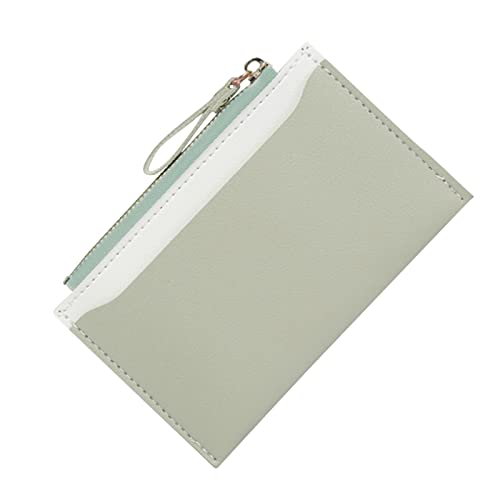 Youyu77 Brieftasche Herren Groß Mit Münzfach Multinationale Karte Slot-Geldbörse für Frauen Geldbörse für Multino-Kartenmünze Schlüssel-RFID-Geldbörse (Green, One Size) von Youyu77