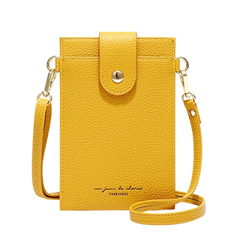 Youyu77 Coole Hosen Damen Mit Taschen Kleine modische, frische und süße Boho-Umhängetasche für Damen Schlüssel-RFID-Kartenetui Bauchtasche grün (Yellow, One Size) von Youyu77