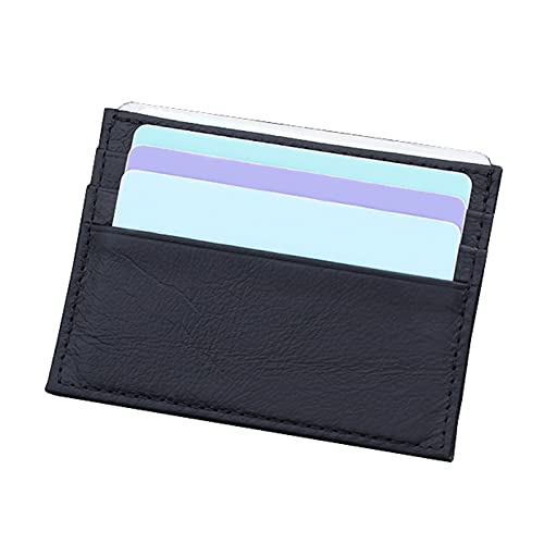 Youyu77 Geldbörsen Herren Geldklammer Fashion ID Short Wallet Solid Color Damen Herren Kunstleder Geldbörse Mehrere Kartenfächer Clutch Bag Kleine Handtasche mit Handgelenkgr (Black, One Size) von Youyu77