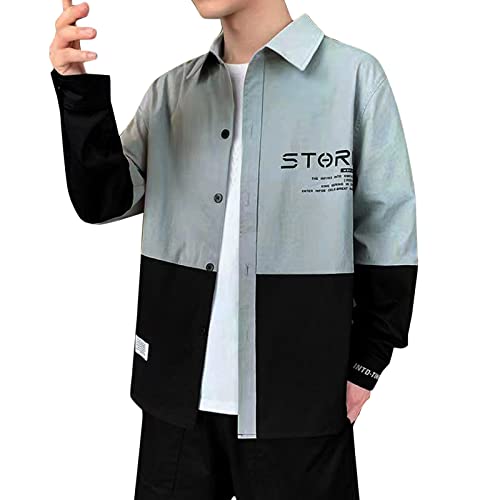 Männer Langarm Herbst Winter Casual Bedruckte Hemden Mode Top Bluse Shirts Hemd Karo Herren von Yowablo