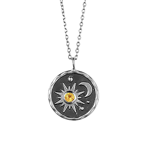 Out A Vintage Personality Your and Halskette Sun Stand Moon Silver Macht Halsketten Anh鋘ger Schlichte Ketten Damen Silber Out A Vintage Personality Your and Halskette Sun Stand Moon Silver Macht Halsketten Anh鋘ger Schlichte Ketten Damen Silber von Yowablo