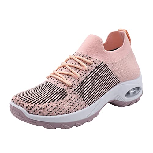 Yowablo Freizeit Damen Slip On Travel Soft Sole Bequeme Schuhe Outdoor Mesh Schuhe Runing Fashion Sports Atmungsaktive Turnschuhe Sommer Damenschuhe 37 von Yowablo