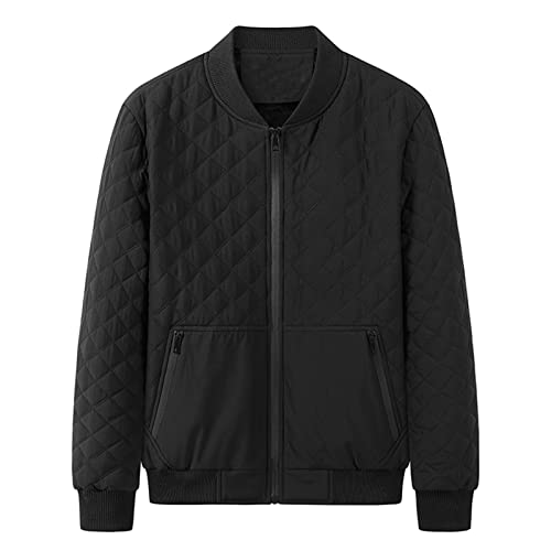 Yowablo Männer Casual Herbst und Winter Jacken Mantel Warm Langarm Solide Taschen Mäntel Mode Warme Winter Bluse Jacken Herren Karo Wollmantel von Yowablo