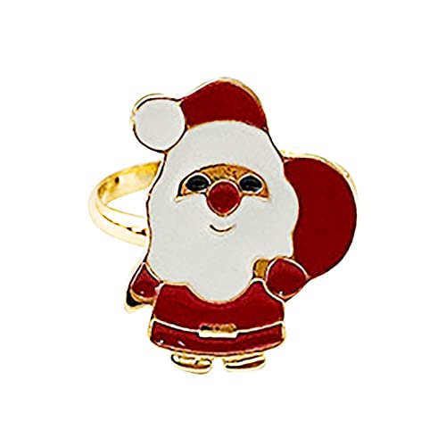 Yowablo Weihnachtsringe Frauen Feiertagsringe M鋎chen Weihnachtshut Schneemann Ringe Frauen M鋎chen Verstellbare Ringe Yowablo Weihnachtsringe Frauen Feiertagsringe M鋎chen Weihnachtshut Schneemann Ringe Frauen M鋎chen Verstellbare Ringe von Yowablo