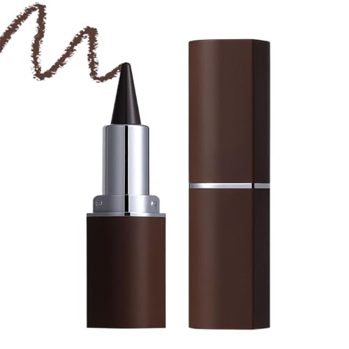 Eyeliner Wasserfest Schwarzer Kaffee Gel Eyeliner Stift, Black Eyeliner Creme Matte Eyeliner Stift Gel Schwarz Schnell Trocknender & Wischfester - Pigmentiert Kajalstift von Yplkm