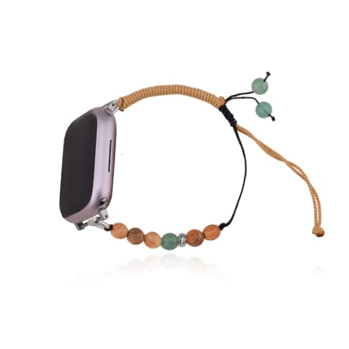 Yreamont Uhrenarmband mit Kordelzug, Vintage-Smartwatch-Armbänder für Damen und Herren, verstellbar, 20 mm, für den Sommer, dünnes Uhrenarmband, Armband für Damen und Herren, modisches Zubehör für die Yreamont Uhrenarmband mit Kordelzug, Vintage-Smartwatch-Armbänder für Damen und Herren, verstellbar, 20 mm, für den Sommer, dünnes Uhrenarmband, Armband für Damen und Herren, modisches Zubehör für die von Yreamont