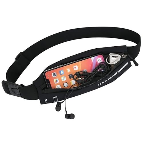 Laufgürtel, schmal, für Damen und Herren, Handyhalterung, Läufer, Hüftgurt für Workout, Joggen, Geldgürtel, Laufen, Geschenk, Zubehör, Schwarz, Einheitsgröße, modisch, 2 Stück, Schwarz, Einheitsgröße Laufgürtel, schmal, für Damen und Herren, Handyhalterung, Läufer, Hüftgurt für Workout, Joggen, Geldgürtel, Laufen, Geschenk, Zubehör, Schwarz, Einheitsgröße, modisch, 2 Stück, Schwarz, Einheitsgröße von Yrhrol