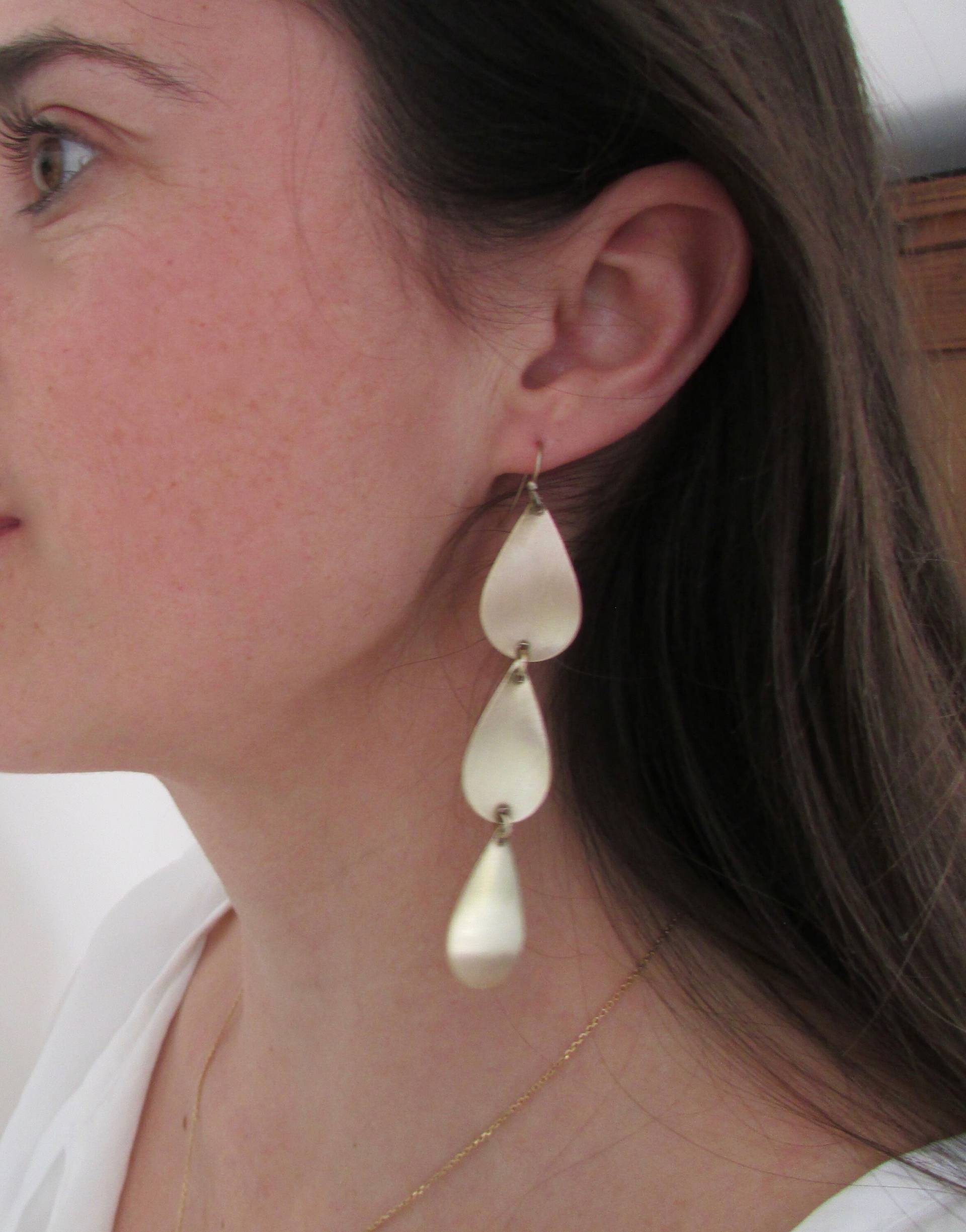 Tropfenohrringe Aus Messing Tropfenohrringe Aus Messing von YsArt