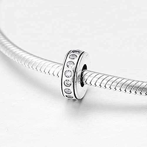 Charm Anhänger,925 Sterling Silber Fein Wie Kristallklar Stopper Spacer Armband Schmuck Making Bestes Geschenk Für Mädchen Teens Bestes Geschenk Für Mädchen Teens Diy von YsKYCs