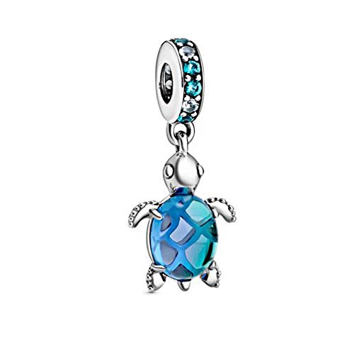 Charm Anhänger,925 Sterling Silber Murano Glas Meeresschildkröte Dangle Charms Perlen Passen Original Armbänder Frauen Diy Schmuck von YsKYCs