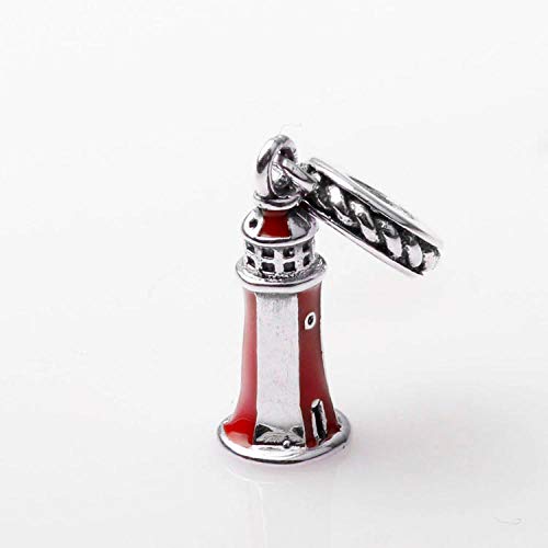 Charm Anhänger,S925 Charm Emaille Leuchtturm Dangle Anhänger Charms Passen Lady Armband Armreif Diy Schmuck Feine Anhänger Armband Schmuck Making Girls Teens Diy Charm Anhänger,S925 Charm Emaille Leuchtturm Dangle Anhänger Charms Passen Lady Armband Armreif Diy Schmuck Feine Anhänger Armband Schmuck Making Girls Teens Diy von YsKYCs
