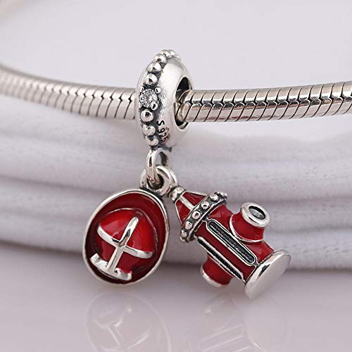 Charm Anhänger,S925 Emaille Firefighter Essentials Mit Kristallanhänger Charm Fit Lady Armband Armreif Schmuck Feine Anhänger Armband Schmuck Making Girls Teens Diy Charm Anhänger,S925 Emaille Firefighter Essentials Mit Kristallanhänger Charm Fit Lady Armband Armreif Schmuck Feine Anhänger Armband Schmuck Making Girls Teens Diy von YsKYCs