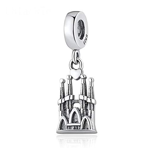 Charm Anhänger,S925 Perlen Charme La Sagrada Familia Dangle Anhänger Perlen Passen Lady Armband & Armreif Diy Schmuck Feine Anhänger Armband Schmuck Making Girls Teens Diy von YsKYCs