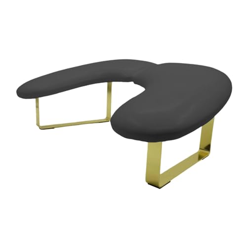 YsXoWiui Nagel Handauflage Professionelle Handablage Nagelkunst Kissen Und Armauflage Ergonomische Tischmatte mit Stabiler Halterung für Nageldesigner, Schwarz von YsXoWiui