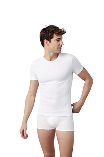 YSABEL MORA Thermo-Unterhemd für Herren, kurze Ärmel, Wärmespeicherung, ideal für den Winter, kalte Innenseite, angeraut, Zusammensetzung: 92 % Polyester, 8 % Elasthan von Ysabel Mora