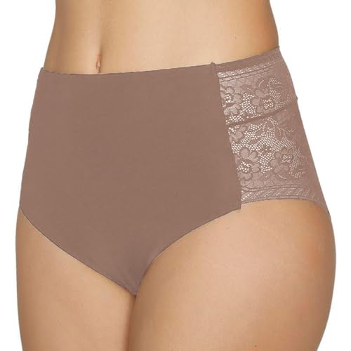 Ysabel Mora - Damen Maxi Slip Unsichtbar mit Spitze - Komfort und Eleganz - Hochwertige Unterwäsche aus Mikrofaser und Blumenspitze für maximalen Stil von Ysabel Mora