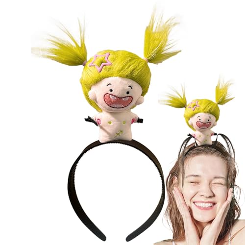 Ysvnlmjy Plüsch-Puppen-Haarreifen, Puppen-Stirnband - Konstellation Puppe Haarband süße Haarreifen - Kinder-Haargummis, Make-up-Modeaccessoire für Mädchen und Kinder von Ysvnlmjy