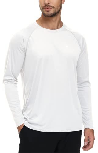 YuKaiChen Rashguard Herren Schwimmen Langarmshirt Schwimm Tshirt Schnelltrocknend Atmungsaktiv Surfen Angeln Wandern Top von YuKaiChen