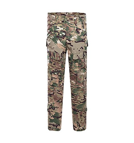 YuanDian Herren Taktisch Camouflage Hose Militär Outdoor Multi-Taschen Atmungsaktiv Wasserdicht Armee Kampf Camo Trekking Jagd Wandern Camping Cargo Arbeit Hose CP 28 von YuanDiann