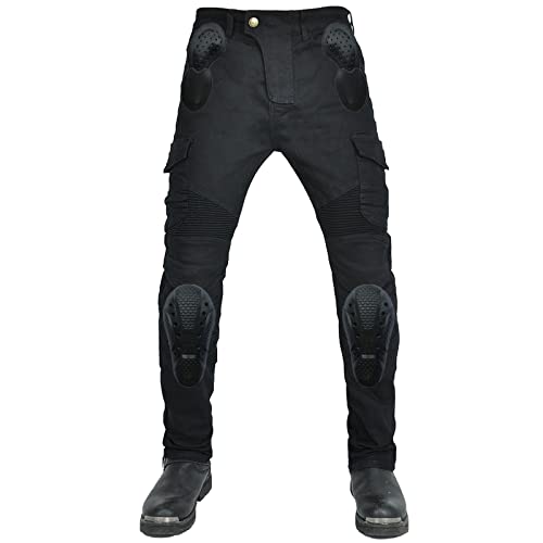YuanDiann Motorradhose wasserdichte Motorrad Jeans Stretch Herren Textil Jeanshose mit Verbesserter Protektoren Schwarz L YuanDiann Motorradhose wasserdichte Motorrad Jeans Stretch Herren Textil Jeanshose mit Verbesserter Protektoren Schwarz L von YuanDiann