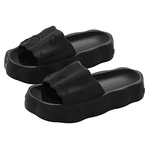 YuanDiann Slides Herren Damen, Dicker Boden Tragbar rutschfest Leicht Duschschuhe Wolkenschuhe Schlappen Garten Hausschuhe Badeschuhe Pantoletten Indoor und Outdoor Schwarz 44-45 EU YuanDiann Slides Herren Damen, Dicker Boden Tragbar rutschfest Leicht Duschschuhe Wolkenschuhe Schlappen Garten Hausschuhe Badeschuhe Pantoletten Indoor und Outdoor Schwarz 44-45 EU von YuanDiann