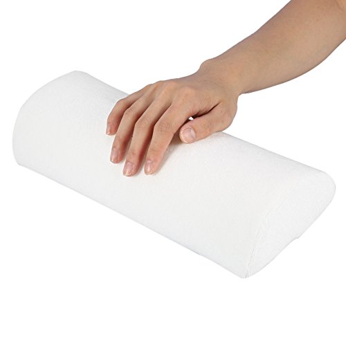 Nagelkunst-Auflagekissen, abnehmbarer Schwamm-Reißverschluss, Nagelkissen, Handauflage, professioneller Salon-Handarmhalter, Maniküre-Kissen (weiß) von Yuanyifenglin