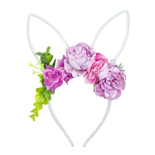 Osterhasen Stirnband mit Blumen Hasenohren Stirnbänder Party Cosplay Kopfbedeckung Haarschmuck Für Frauen Osterhasen Hüte Kostüm Zubehör Bunny Ear Haarband Stirnband Winter Herren (Red, One Size) Osterhasen Stirnband mit Blumen Hasenohren Stirnbänder Party Cosplay Kopfbedeckung Haarschmuck Für Frauen Osterhasen Hüte Kostüm Zubehör Bunny Ear Haarband Stirnband Winter Herren (Red, One Size) von Yubenhong