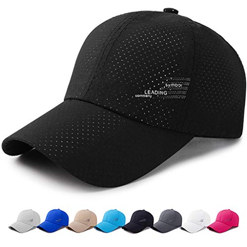 Yubenhong Baseball Cap Herren Sommer Damen Basecap100% Baumwoll Kappe Verstellbar Atmungsaktiv Einheitsgröße Baseball Bergspitzen Sport Baseballkappe Cotton Cap für Tennis Golf Reisen von Yubenhong