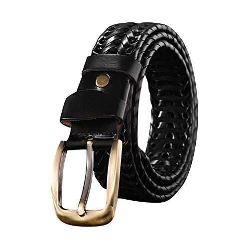 Yudesun Herren Leder Gürtel - Männer Leder Handgestrickte Geflochten Gürtel mit Metallschnalle Verstellbarer Yudesun Herren Leder Gürtel - Männer Leder Handgestrickte Geflochten Gürtel mit Metallschnalle Verstellbarer von Yudesun