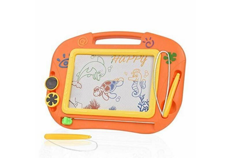 YueWei Perlenarmband Set Zauber-Maltafel: Magnetische Maltafel für kreative Kids (Zaubertafel-Set, Zaubertafel mit Stift und zwei Stempel), zwei Stempel und Zauberstift. von YueWei
