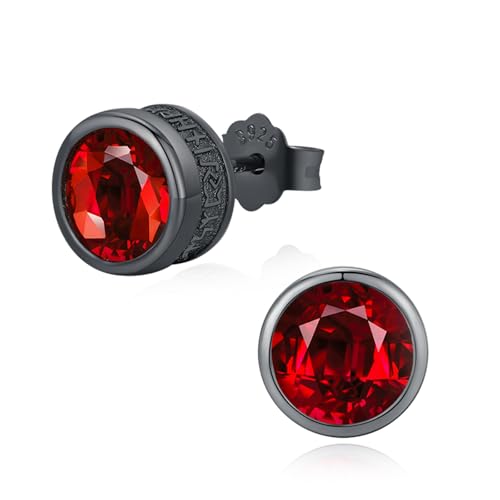 YueYuan Wikinger Ohrringe 925 Sterling Silber Nordischer Wikinger Schmuck Herren Ohrstecker mit Wikinger Runen Weihnachten Halloween Ostern Valentinstag Geburtstag Schmuck Geschenke für Herren Damen von YueYuan