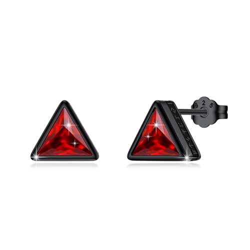 YueYuan Wikinger Ohrringe 925 Sterling Silber Nordic Viking Schmuck Herren Viking Rune Ohrringe Männer Geschenke Frauen Geschenke Form: Triangle von YueYuan