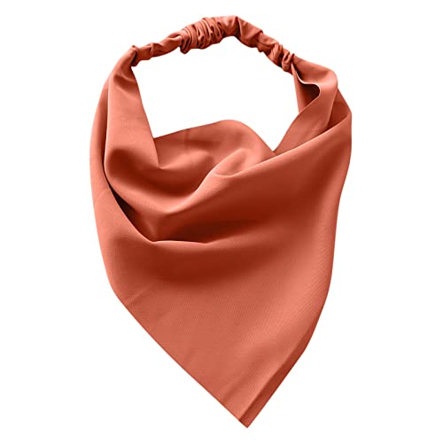 Damen Boho Stirnbänder Dreieck Kopftücher Bandanas Turban Krawatte Haarbänder Elastisches Haarschal Kopftuch Damen Sommer Haartücher Sonnenschutz Kopf für Frauen und Mädchen(1-G) von YueYue
