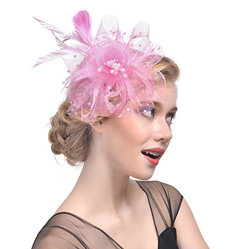 Damen Fascinators Hut Stirnband Und Einer Gegabelten Clip 1920er Jahre Vintage Perlen Schleier Gittergewebe Stirnband Schwarz Cocktail Party Tea Kopfbedeckung Damen Mädchen Damen Fascinators Hut Stirnband Und Einer Gegabelten Clip 1920er Jahre Vintage Perlen Schleier Gittergewebe Stirnband Schwarz Cocktail Party Tea Kopfbedeckung Damen Mädchen von YueYue