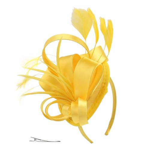 Damen Fascinators Stirnband Und Einer Gegabelten Clip 1920er Jahre Vintage Perlen Schleier Blume Mit Perle Feder Fascinators Hut Für Damen Mädchen Tea Party Hochzeit Kirche von YueYue