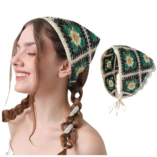 Haarband Dreieck Kopftücher Damen Gestrickt Dreieck Kopftuch Mädchen Sommer Stirnband Kopfbedeckun Haartuch Binden Boho Dreieckstuch Bandana Damen Kopf für Langes, Kurzes, Glattes und Lockiges Haar Haarband Dreieck Kopftücher Damen Gestrickt Dreieck Kopftuch Mädchen Sommer Stirnband Kopfbedeckun Haartuch Binden Boho Dreieckstuch Bandana Damen Kopf für Langes, Kurzes, Glattes und Lockiges Haar von YueYue