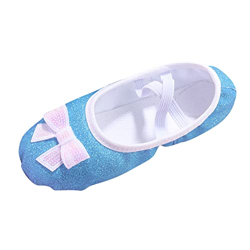 Kinderschuhe Tanzschuhe Warm Dance Ballett Performance Indoor Schuhe Yoga Tanzschuhe Turnschuhe 26 (E-F, 35.5 Big Kids) von YueYue